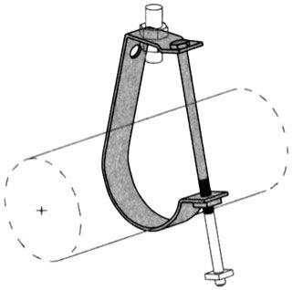 ALLIED TUBE AND CONDUIT PS-67-3-1/2-EG PS 67 PIPE OR CONDUIT HANGER