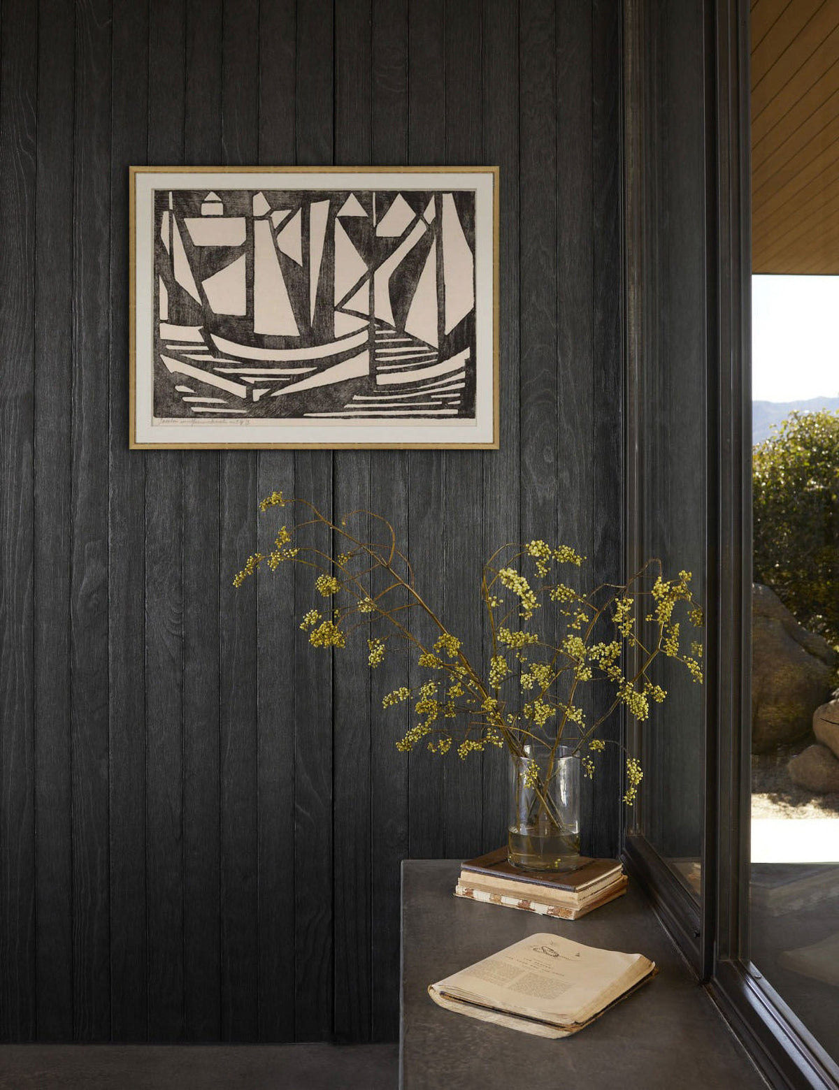 Japanese Woodcuts - Boats Print