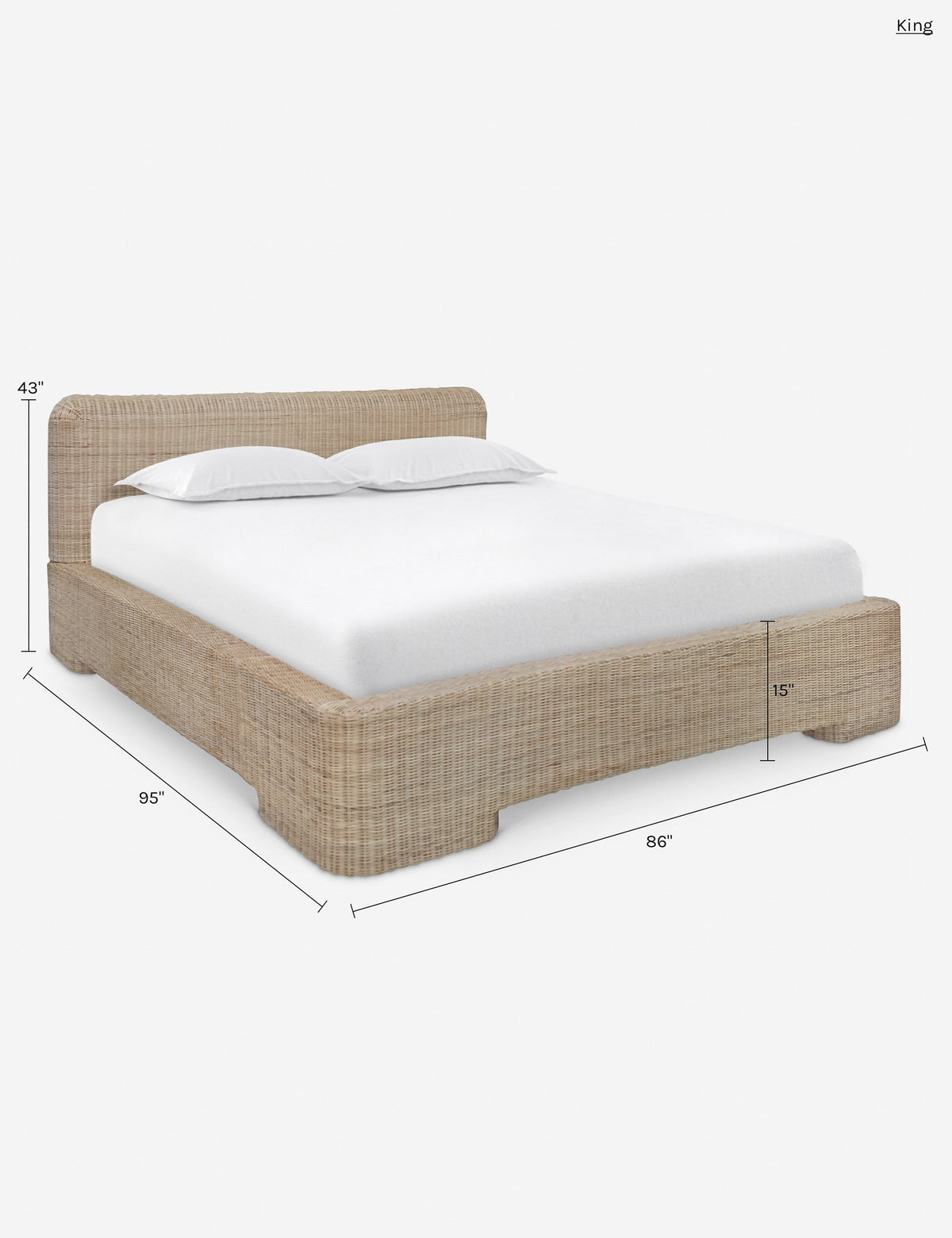 Delia Platform Bed