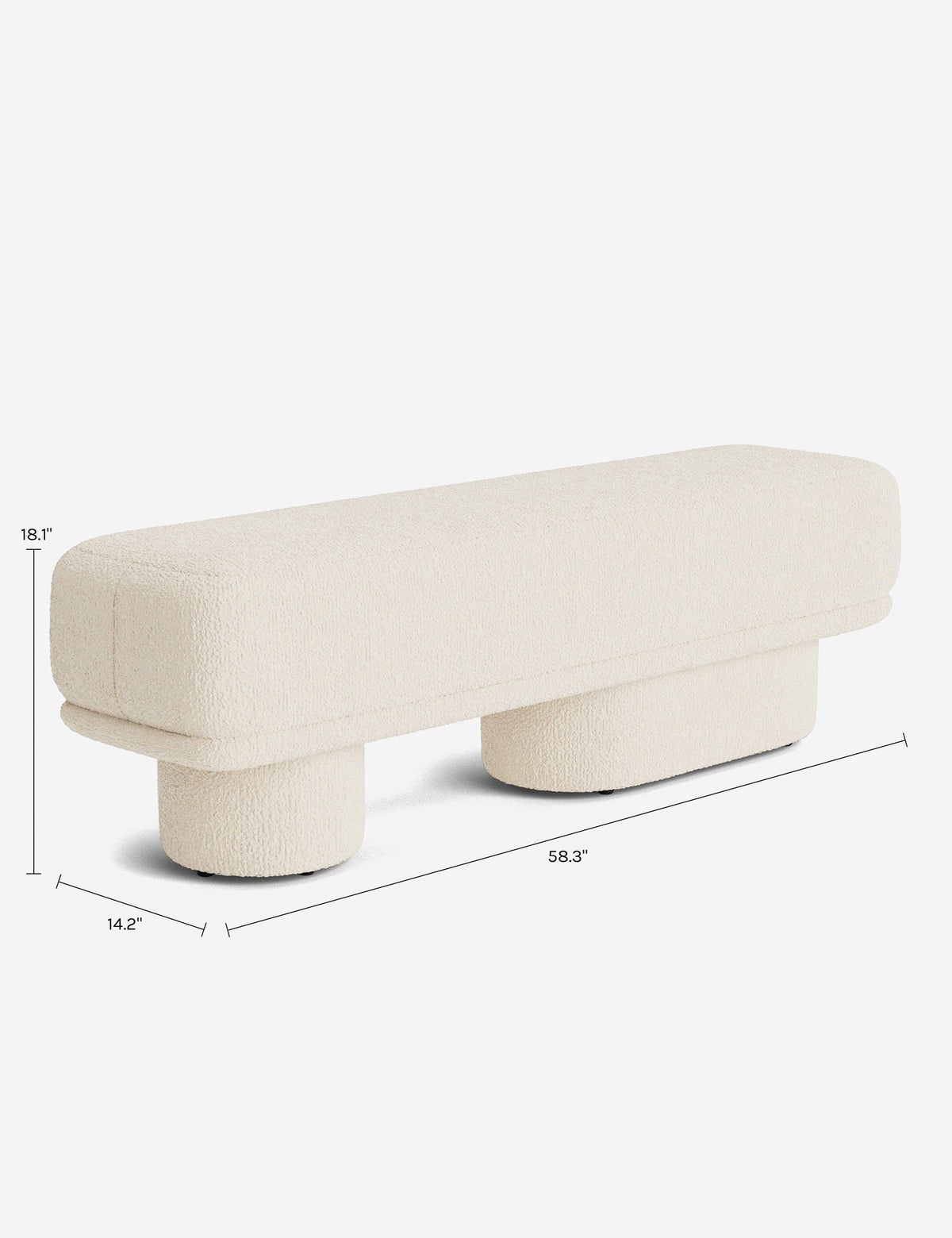 Brooks Bench by Sarah Sherman Samuel