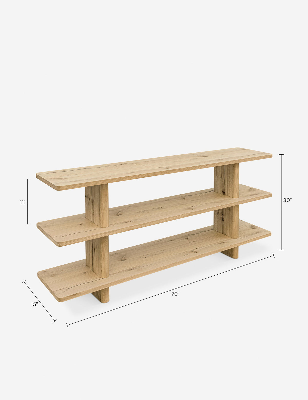 Khaza Low Bookcase