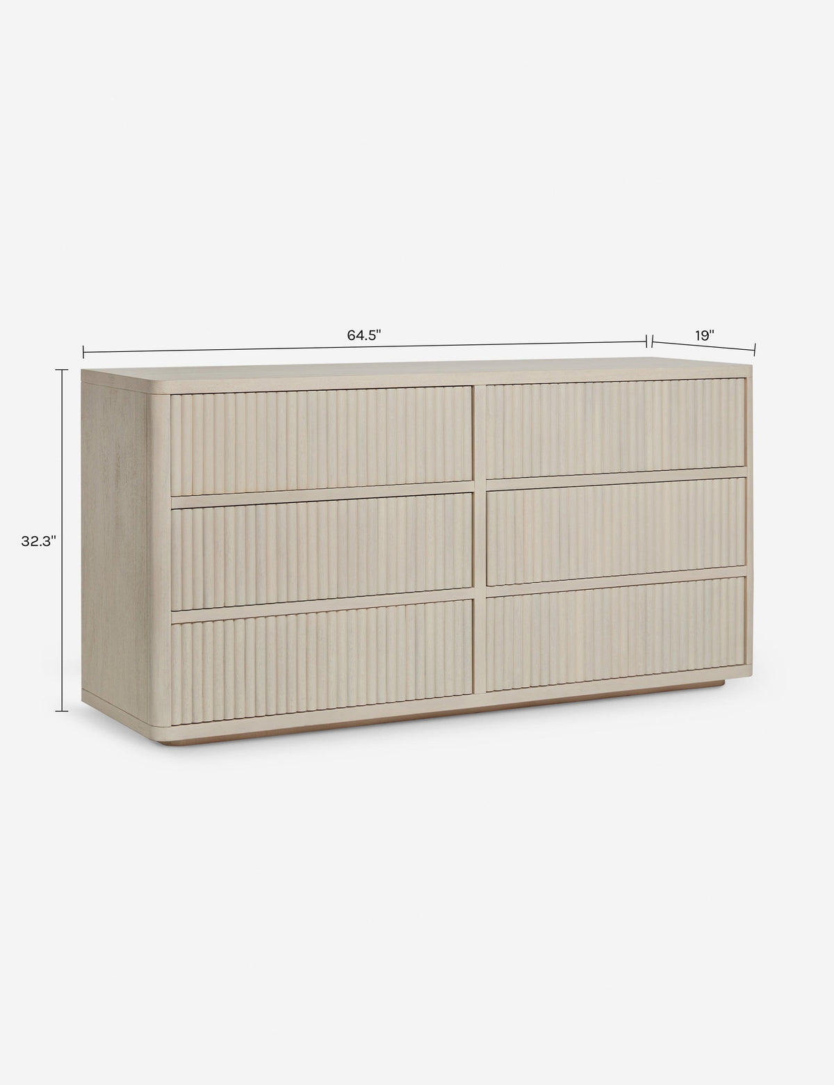 Rutherford 6 Drawer Dresser