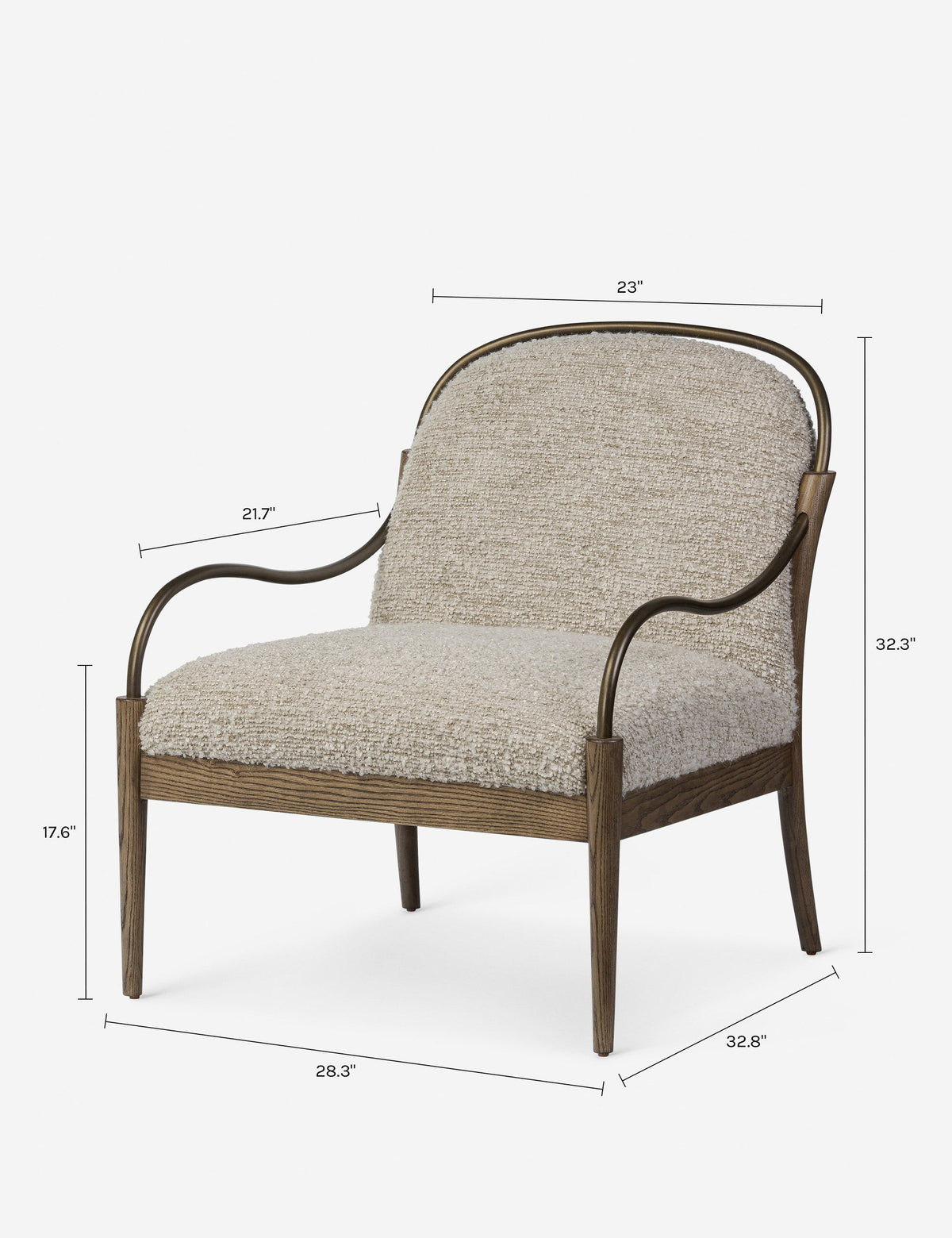 Demi Accent Chair by Amber Lewis x Four Hands