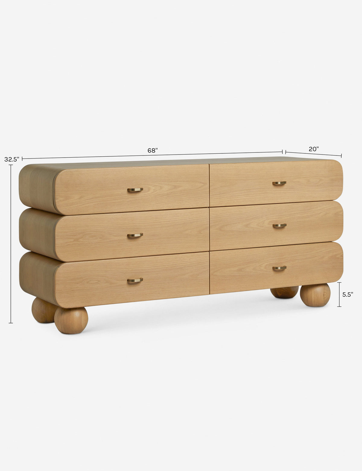Barberi 6-Drawer Dresser