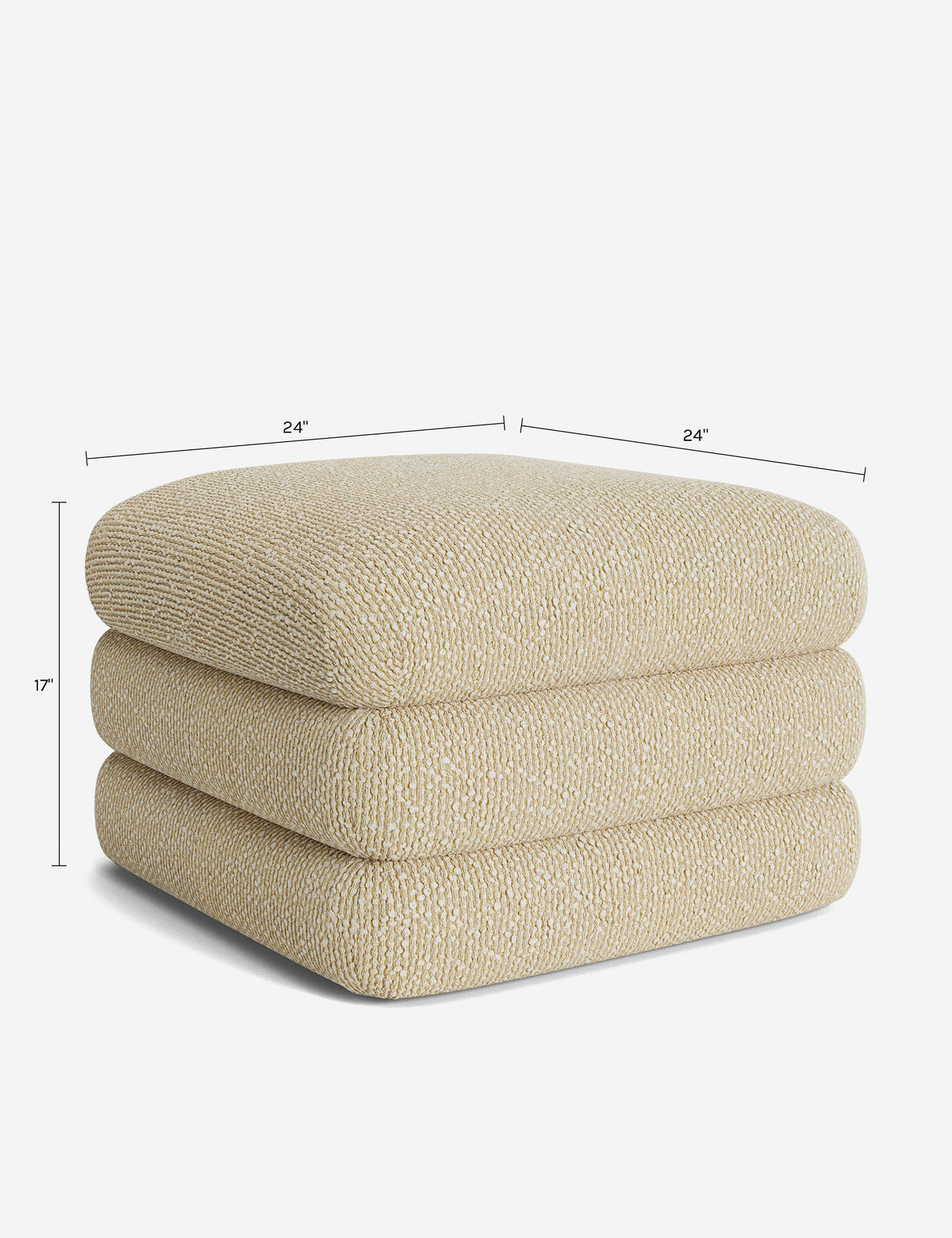 Babs Ottoman by Sarah Sherman Samuel