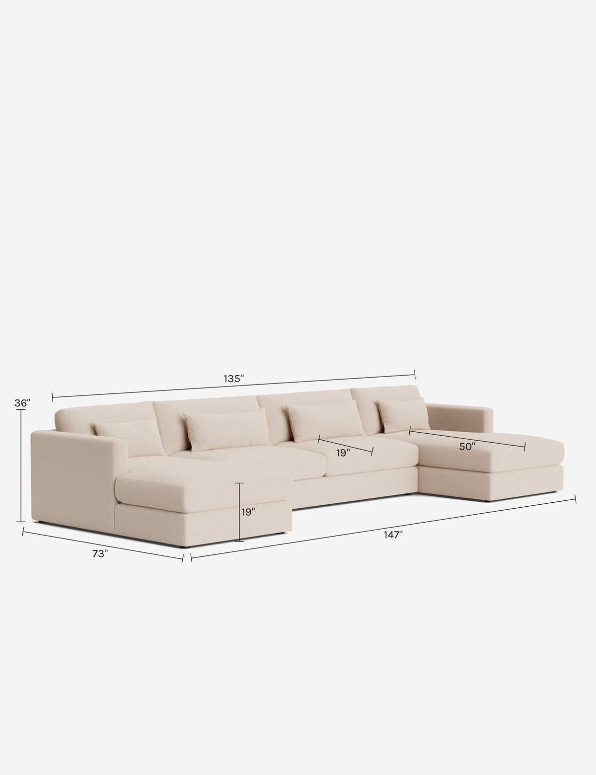 Durham U-Shaped Sectional Sofa