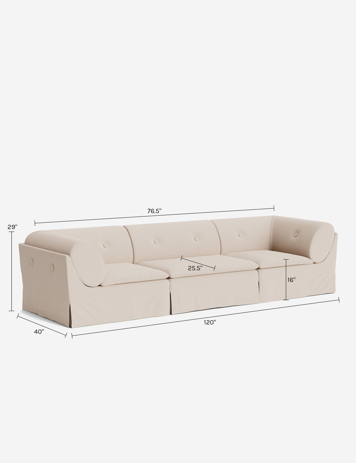 Trudy Modular Sofa by Sarah Sherman Samuel