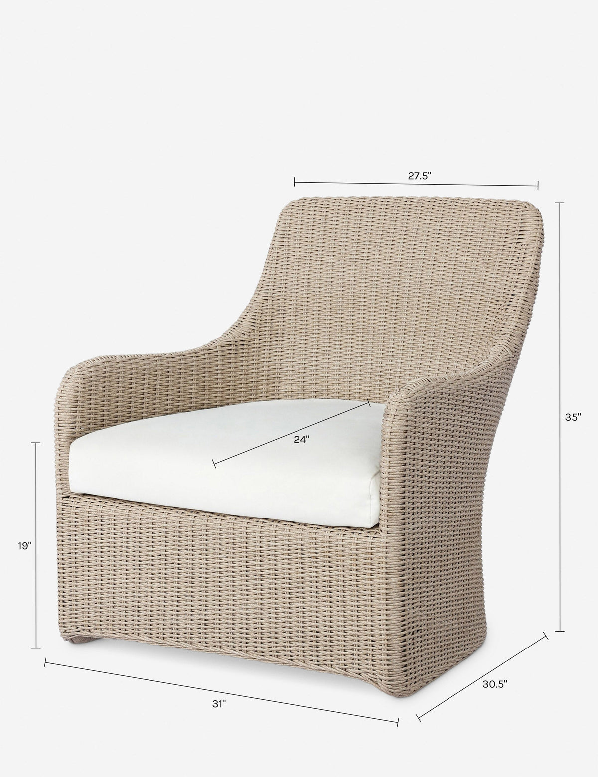 Toya Outdoor Swivel Chair