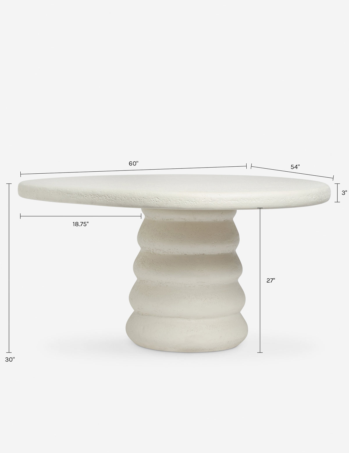 Hannu Indoor / Outdoor Round Dining Table by Aimee Song