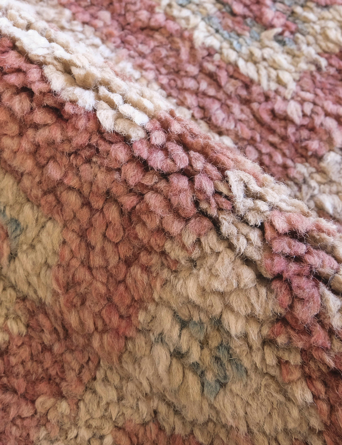 Vintage Moroccan Hand-Knotted Wool Rug No. 50, 6'4 x 15'3"