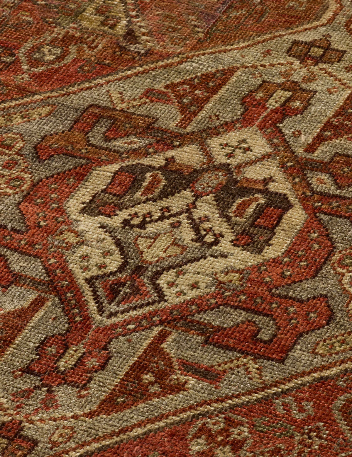Vintage Turkish Hand-Knotted Wool Rug No. 611, 6'1" x 9'3"