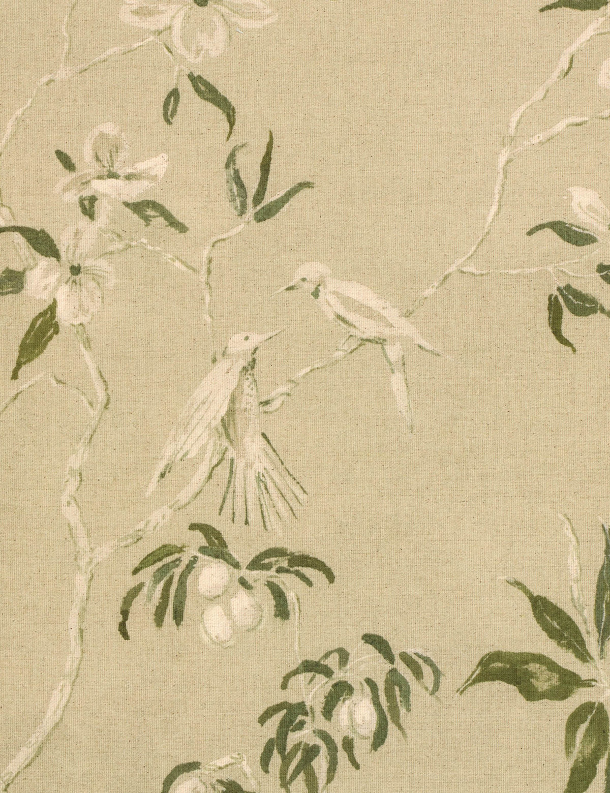 Linen Chinoiserie Wall Art by Laurel-Dawn Latshaw