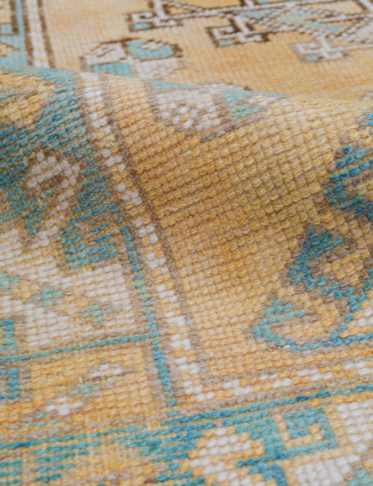 Vintage Turkish Hand-Knotted Wool Rug No. 522, 3' 8" X 5' 10"