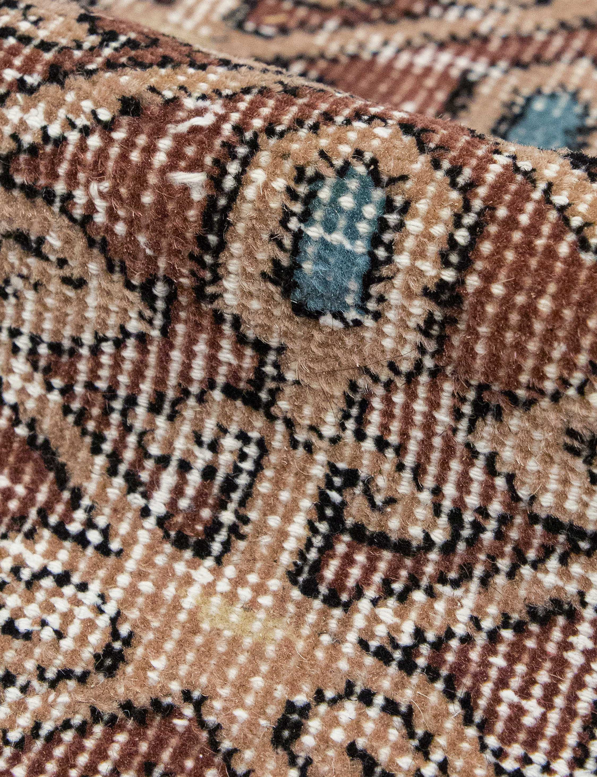 Vintage Turkish Hand-Knotted Wool Rug No. 549, 4' x 6'9"