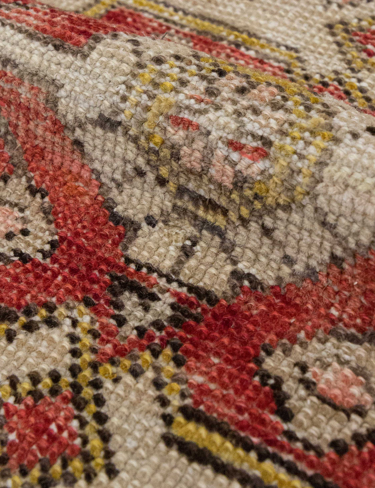 Vintage Turkish Hand-Knotted Wool Rug No. 551, 3' x 5'5"