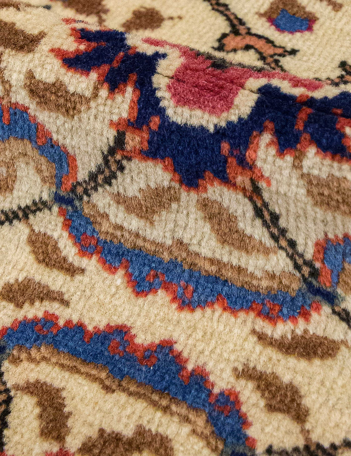 Vintage Turkish Hand-Knotted Wool Rug No. 552, 3'9" x 5'8"