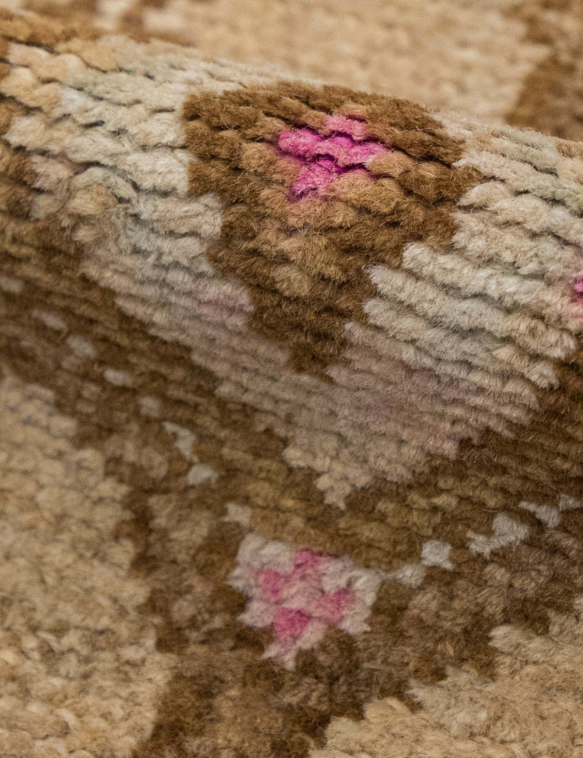 Vintage Turkish Hand-Knotted Wool Mini Rug No. 311, 1'5" x 3'2"