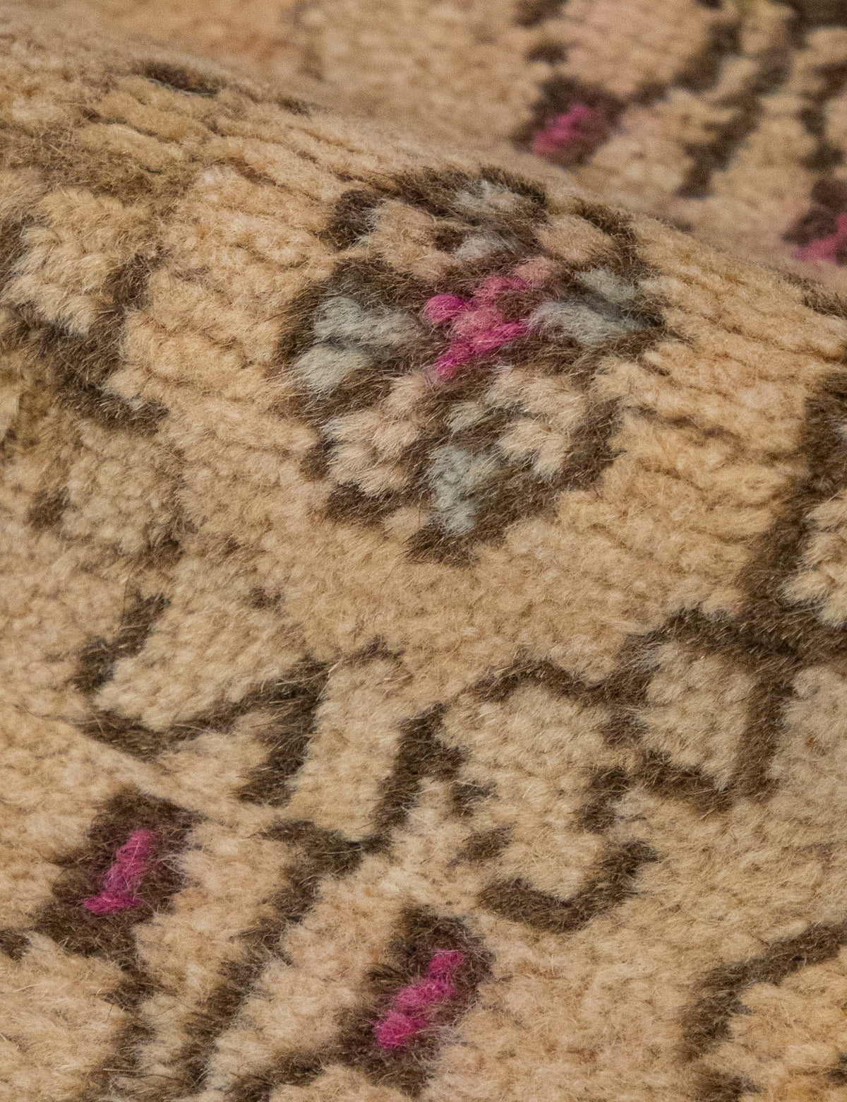Vintage Turkish Hand-Knotted Wool Mini Rug No. 317, 1'6" x 3'4"