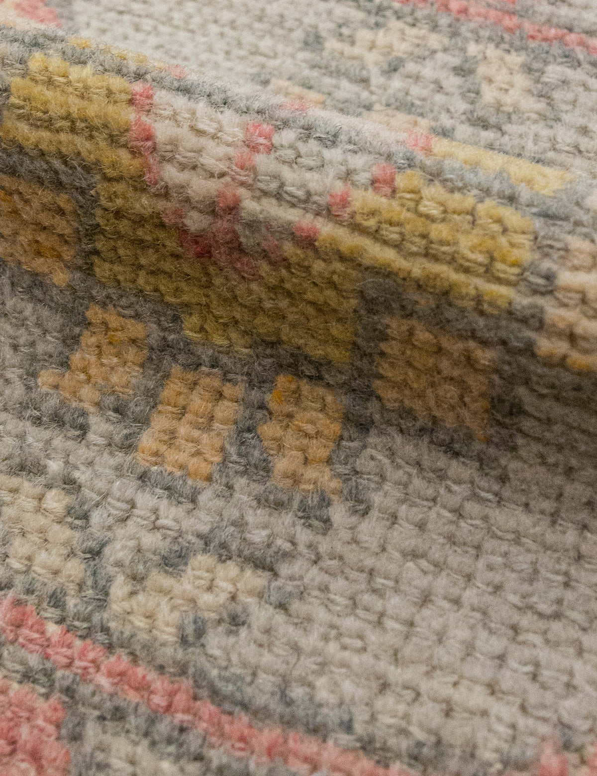 Vintage Turkish Hand-Knotted Wool Mini Rug No. 327, 1'5" x 3'2"