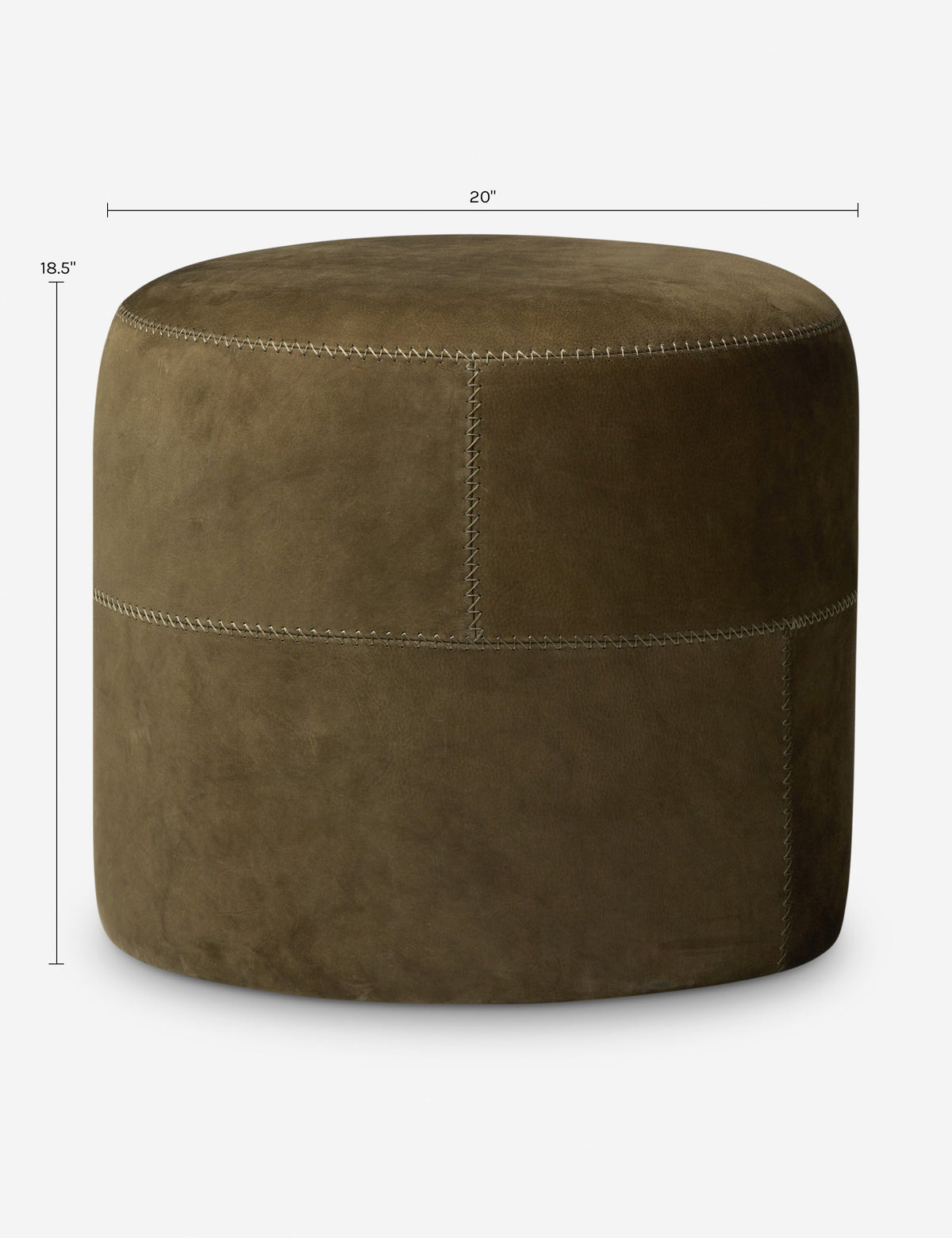 Camino Round Ottoman by Amber Lewis x Four Hands