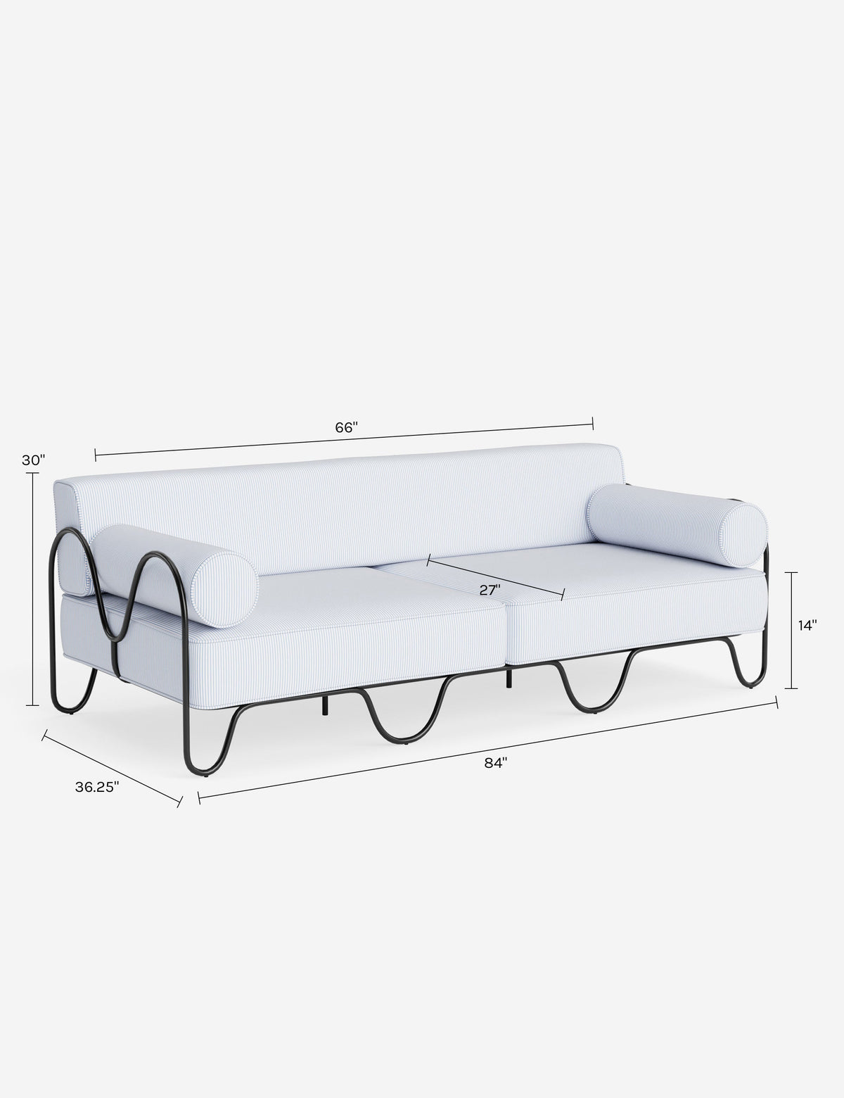 Peggy Outdoor Sofa by Sarah Sherman Samuel