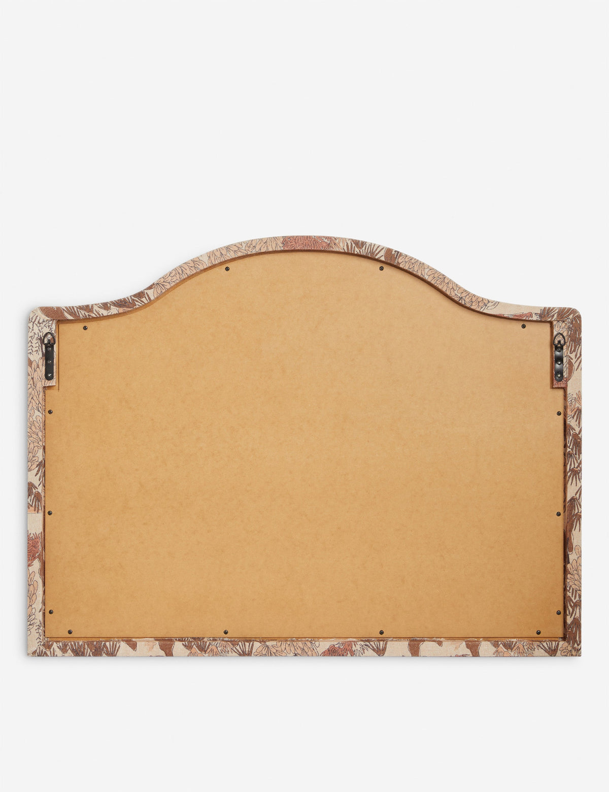 Garden Walk Upholstered Mantel Mirror by Sarah Sherman Samuel