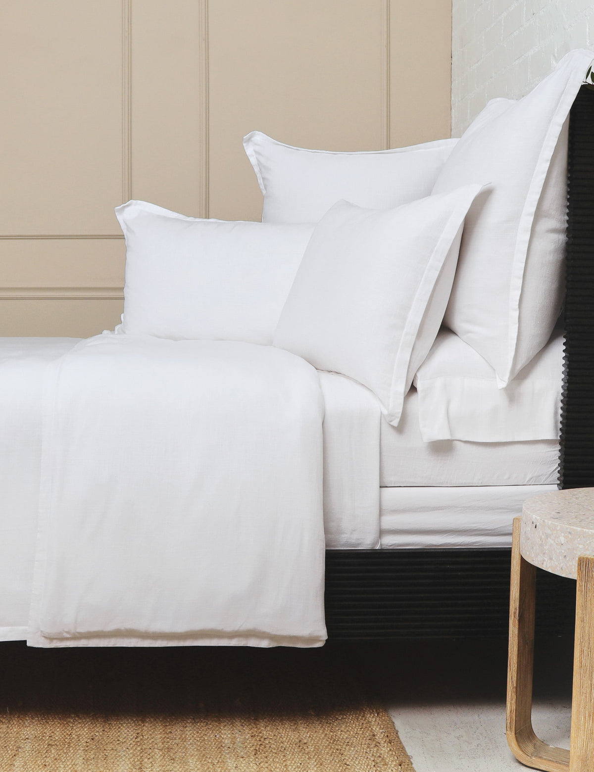 Georgie Bamboo Linen Sham by Pom Pom at Home