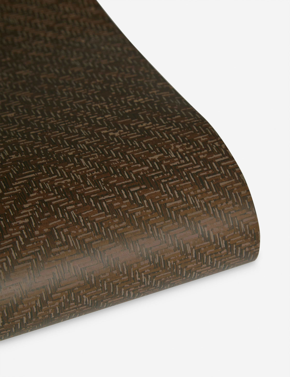 Faux Grasscloth Parquet Textured Peel + Stick Wallpaper by Jeremiah Brent