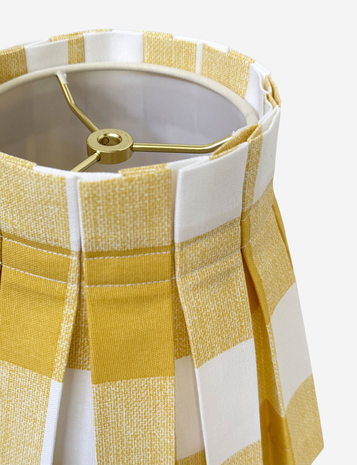 Plaid Classic Box Pleat Lampshade by Cielle Home