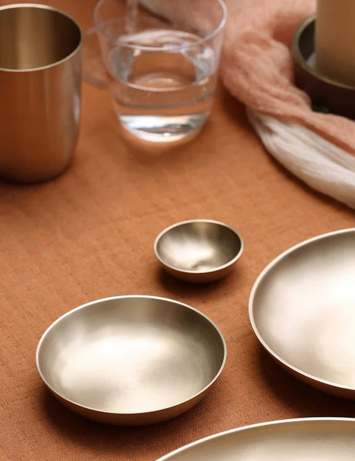 Kansa Dip Bowl (Set of 4) by Fleck