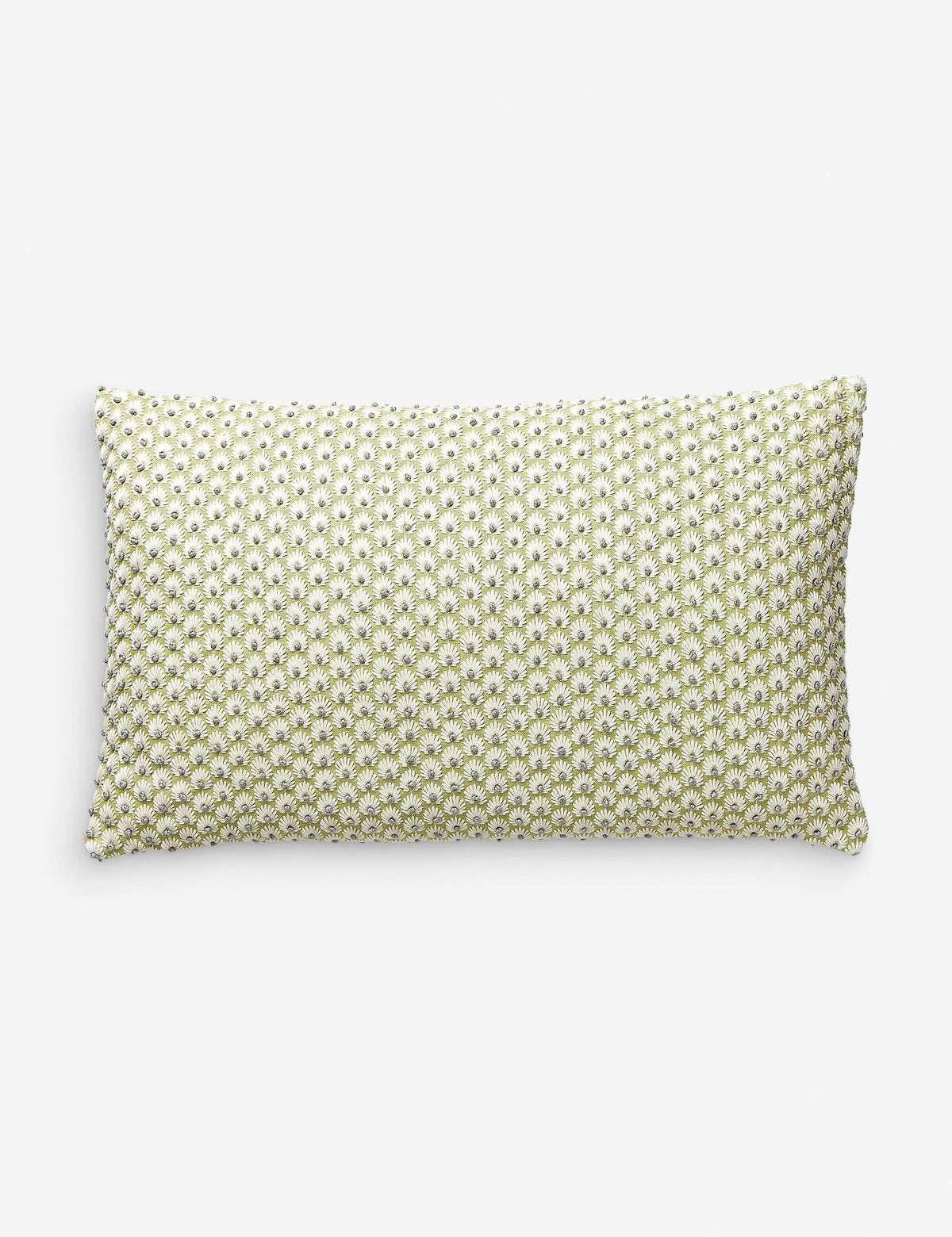 Fleur Embroidered Pillow by Scalamandre
