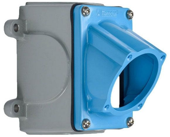 Box/angle adapter Poly, Blue, Size 2