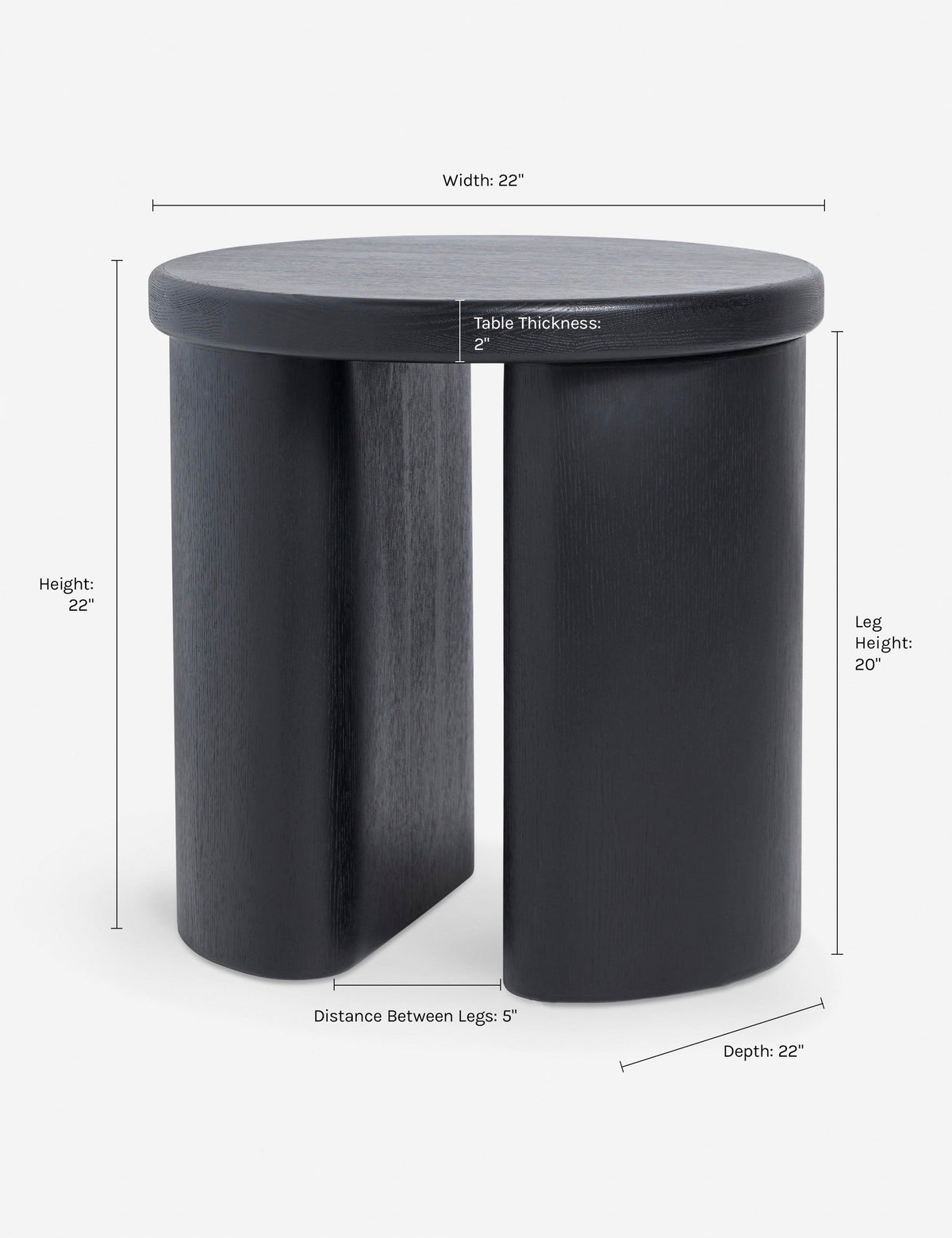 Olga Round Side Table
