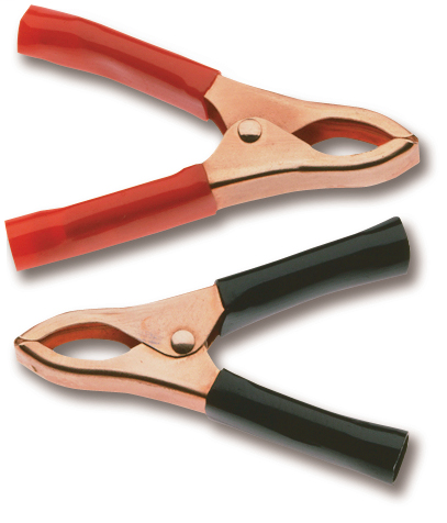 30A Copper Clad Insulated Battery Clamp