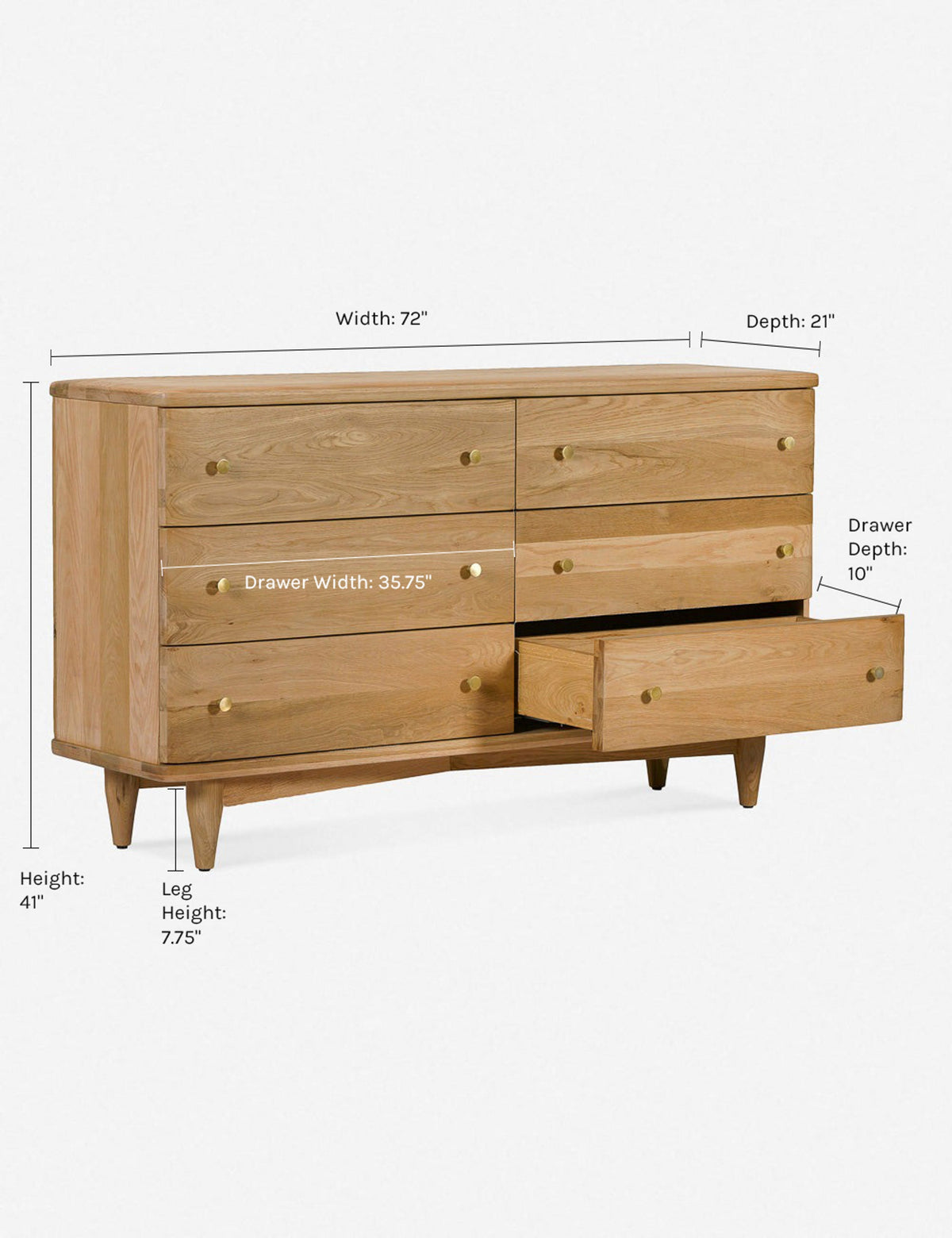 Shiloh 6-Drawer Dresser