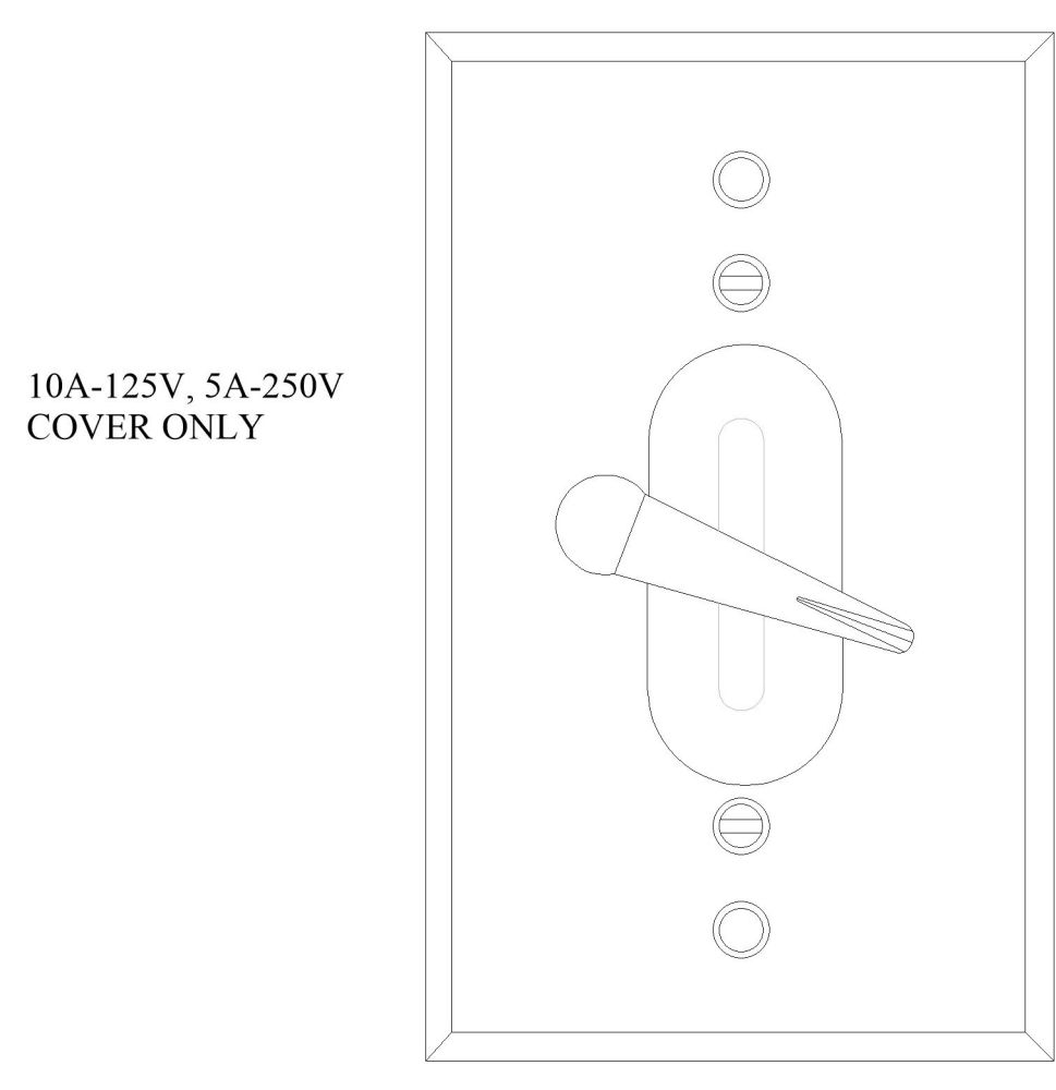 30488, Weatherproof Toggle Switch Box Cover