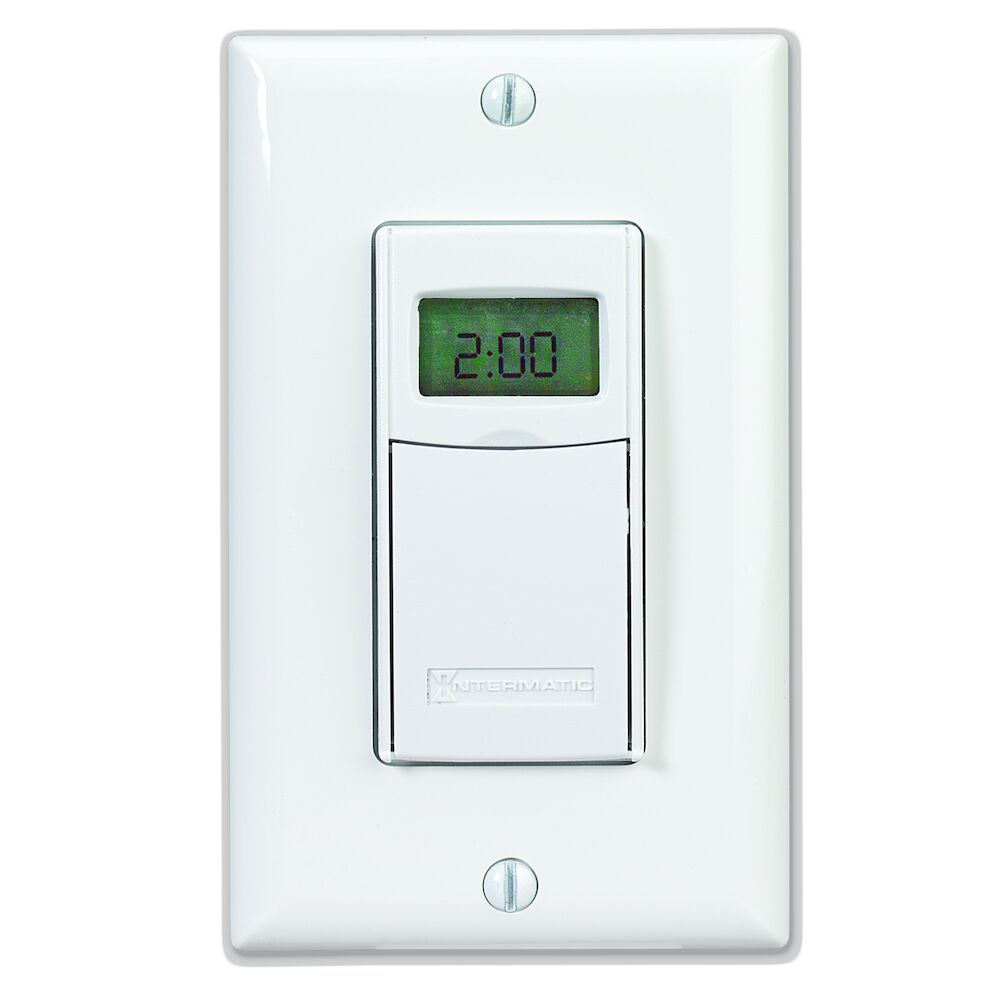 7-Day Heavy-Duty Programmable Timer, 120-277 VAC, 15A, Light Almond