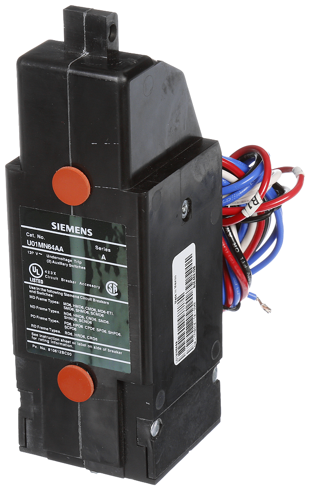 BREAKER MN/ND/PD/RD 120VAC UV TRP/2AUX