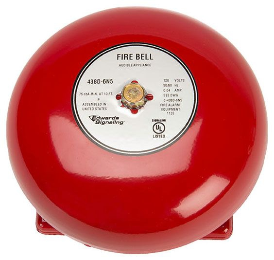 438D-6N5-R, Fire Alarm Bell