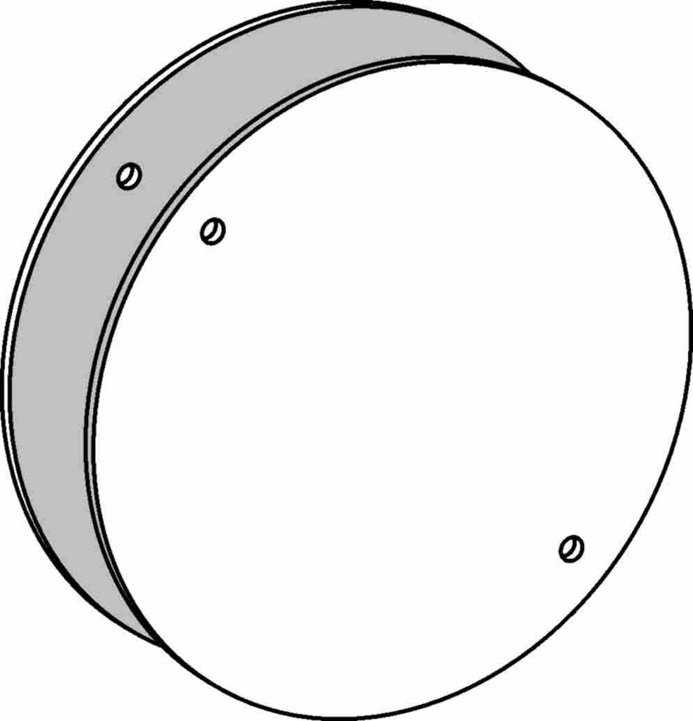 4" ROUND WEATHERPROOF BLANK COVER