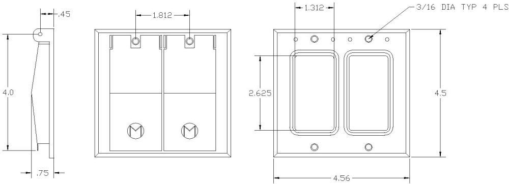 30452, Weatherproof Device Box Cover