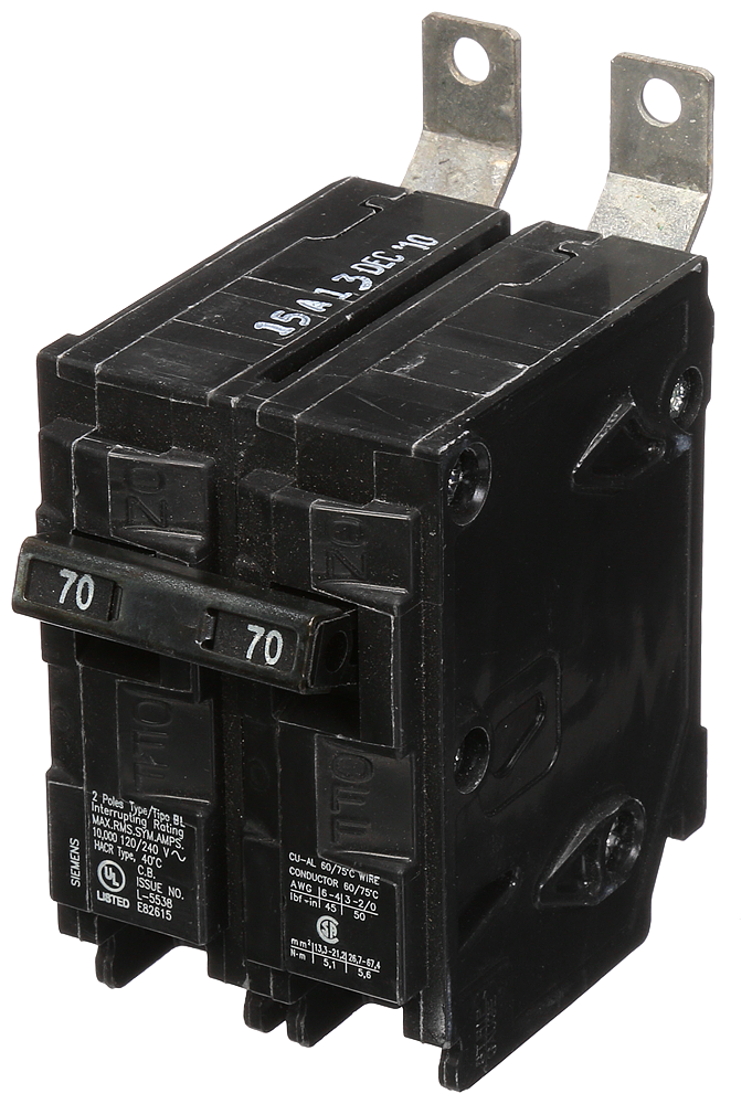 BREAKER 70A 2P 120/240V 10K BL