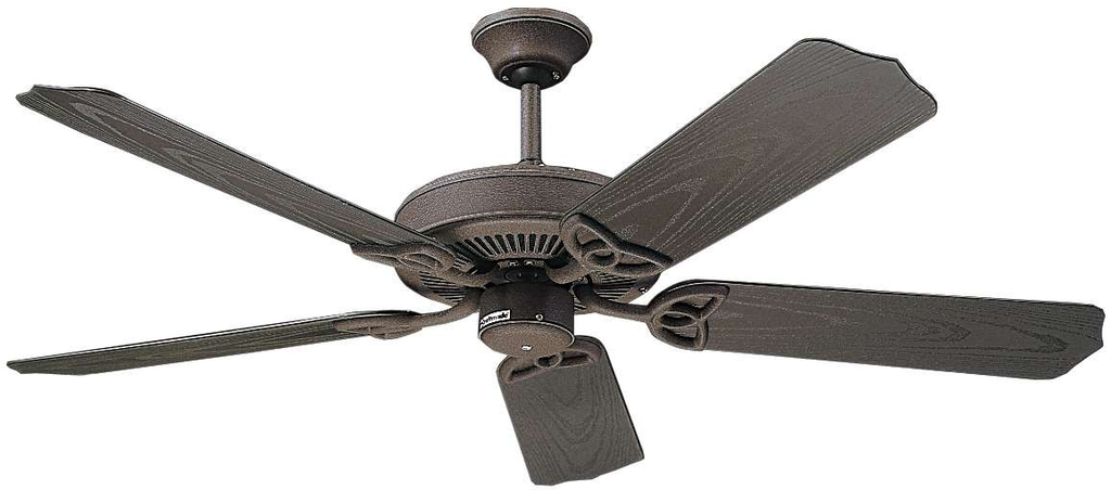 52" Outdoor Patio Fan Ceiling Fan in Brown