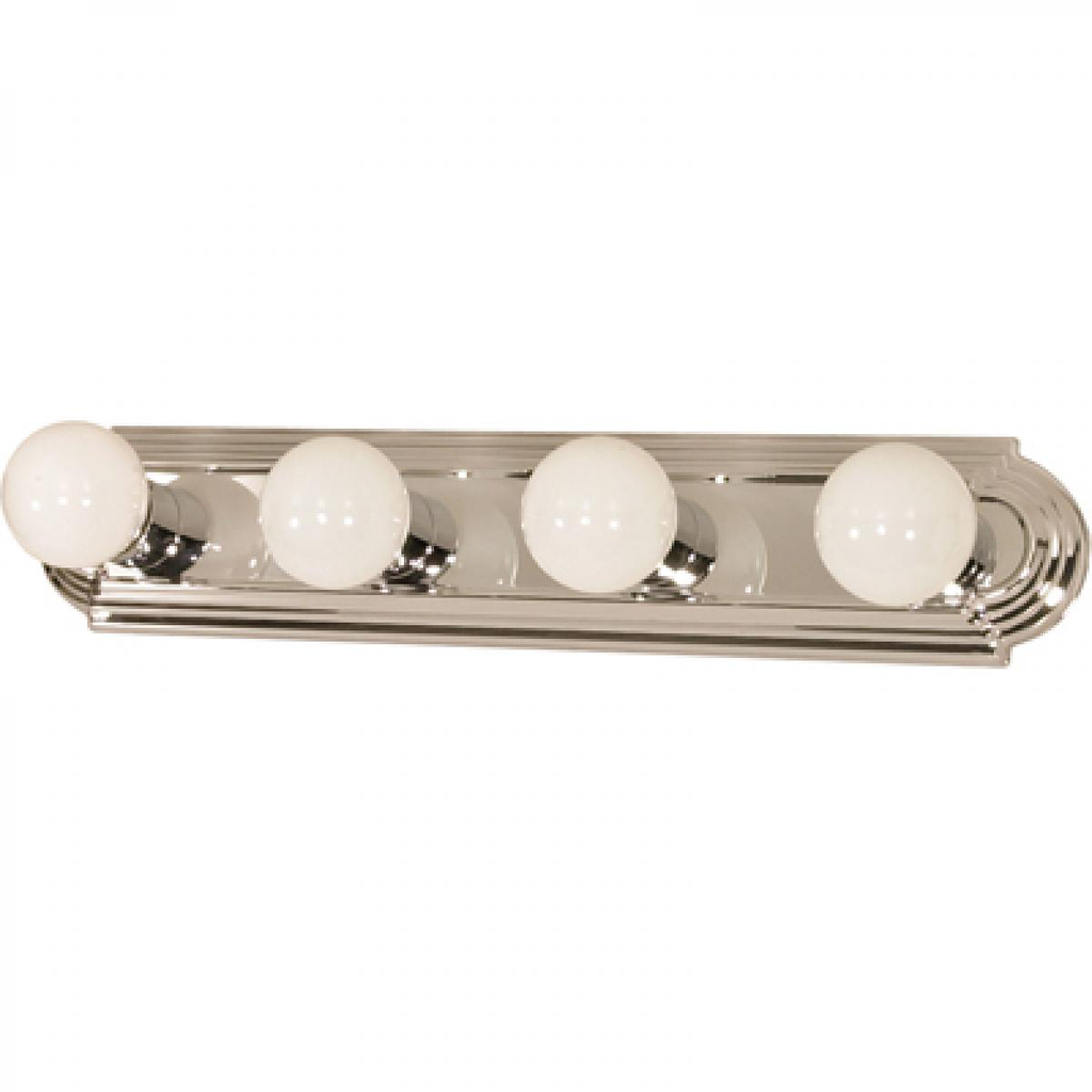 4 Light - 24" Vanity Strip - Polished Chrome Finish