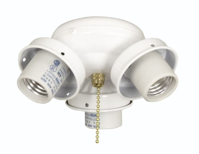 3 Light Ceiling Fan Fitter - EUC32WW