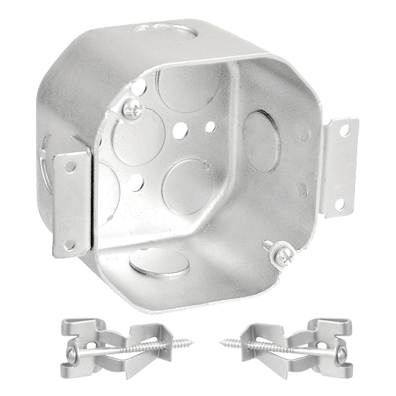 54171-OW - Octagon Cut In Old Work Box 2-1/8" Deep, 4", 25 Pak