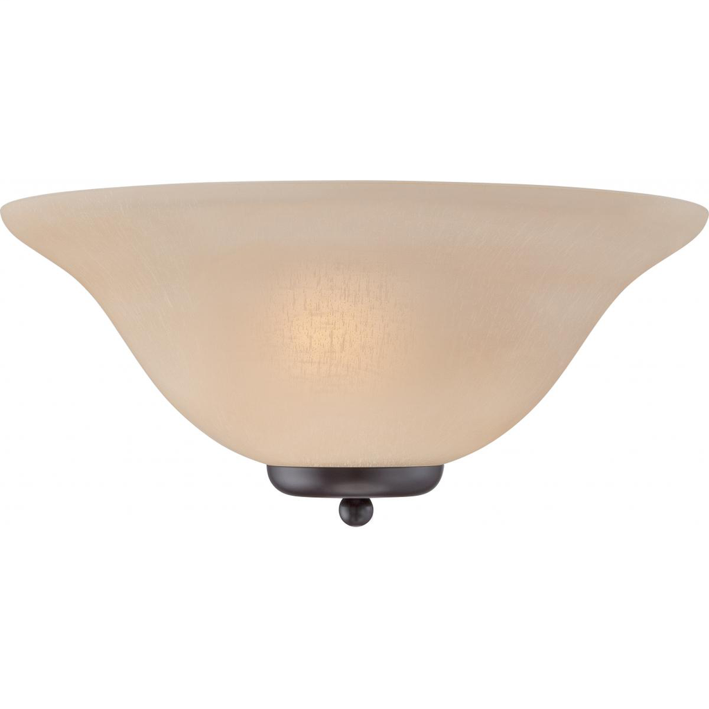 Ballerina - 1 Light Wall Sconce with Champagne Glass - Mahogany Bronze Finish