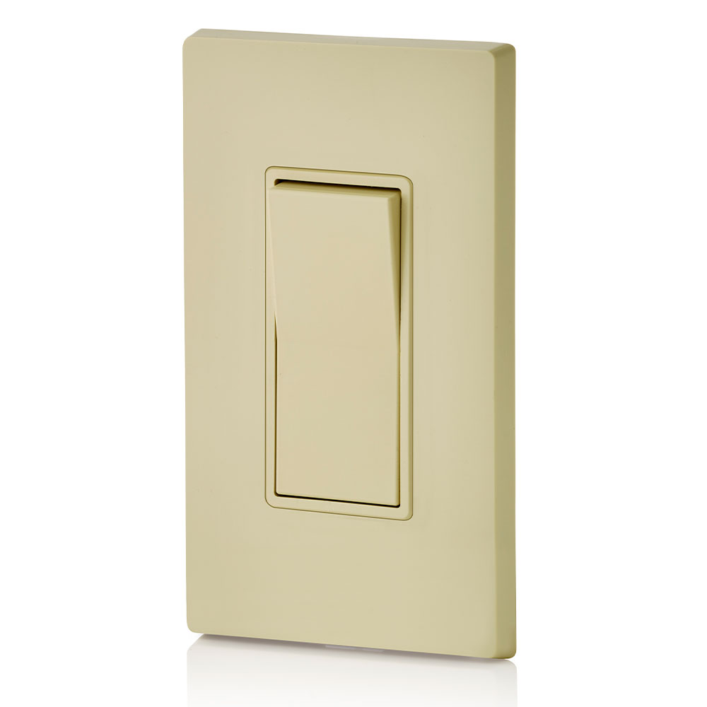15 Amp Decora Rocker 4-Way Switch, Grounding, Ivory