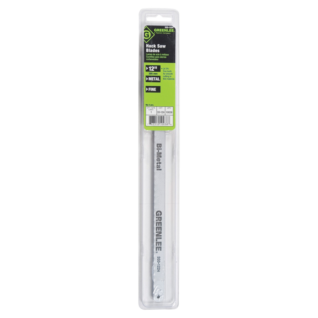 12" (305 mm) Bi-metal Blade, 24 Teeth Per Inch