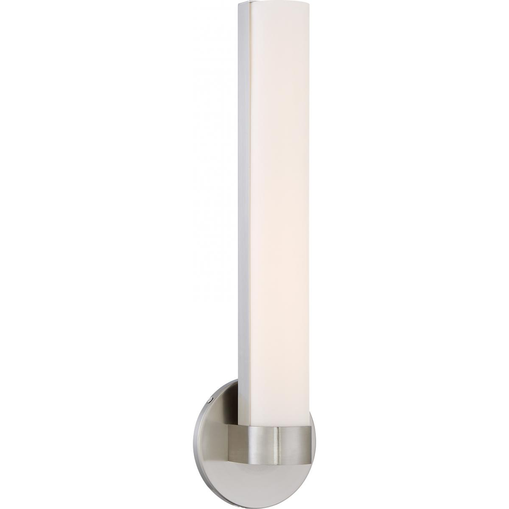 Bond - Single LED Large Sconce - Brushed Nickel Finish